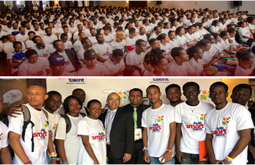 Haitian youth in attendance at job fair 1 - Avasant Key Partner in Organizing the Largest BPO Youth Conference in Haiti