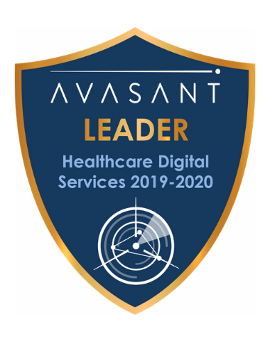 Healthcare Leader badge 2019 - Healthcare Digital Services RadarView™ 2019-2020 - IBM