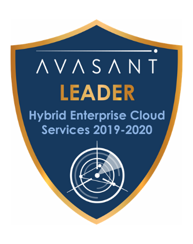 HEC Leader badge 1 - Hybrid Enterprise Cloud Services RadarView™ 2019-2020 - TCS