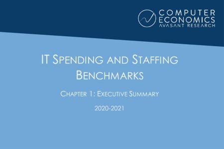 ISS2020 21Chapter1ExecutiveSummary 450x300 - IT Spending and Staffing Benchmarks 2020-2021: Chapter 1: Executive Summary