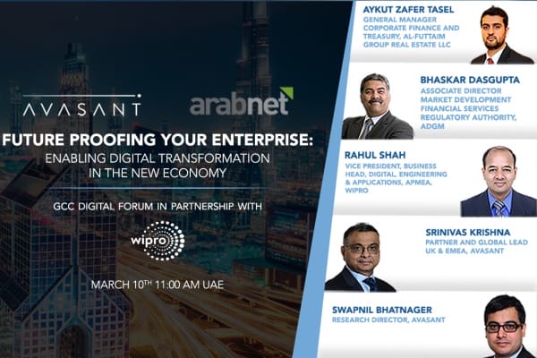 featured image gcc 600x400 - Avasant Digital Forum: Future Proofing your Enterprise: Enabling Digital Transformation in the New GCC Economy