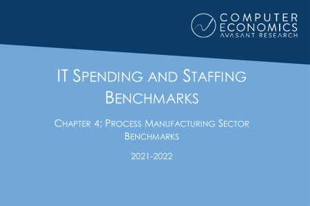 ISSCh04 450x300 - IT Spending and Staffing Benchmarks 2021/2022: Chapter 4: Process Manufacturing Sector Benchmarks