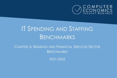 ISSCh06 450x300 - IT Spending and Staffing Benchmarks 2021/2022: Chapter 6: Banking and Financial Services Sector Benchmarks