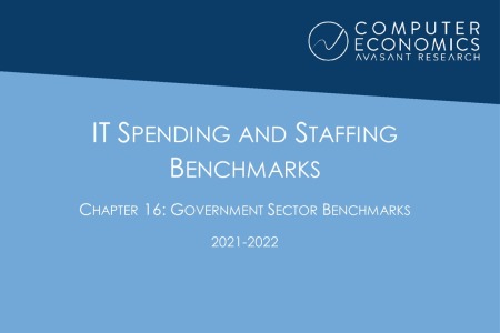 ISSCh16 450x300 - IT Spending and Staffing Benchmarks 2021/2022: Chapter 16: Government Sector Benchmarks