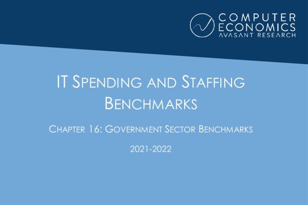 ISSCh16 600x400 - IT Spending and Staffing Benchmarks 2021/2022: Chapter 16: Government Sector Benchmarks