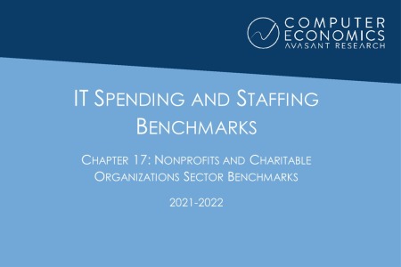 ISSCh17 450x300 - IT Spending and Staffing Benchmarks 2021/2022: Chapter 17: Nonprofits and Charitable Organizations Sector Benchmarks