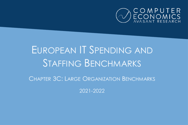 EUISS2021Ch3c 600x400 - European IT Spending and Staffing Benchmarks 2021/2022: Chapter 3C: Large Organization Benchmarks