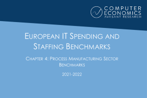 European IT Spending and Staffing Benchmarks 2021/2022: Chapter 4: Process Manufacturing