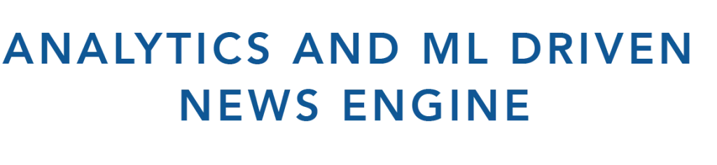 Analytics and ML Driven