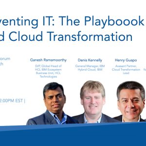 Re-inventing IT: The Playbook for Hybrid Cloud Transformation