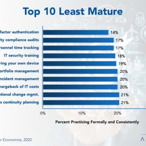 Two-Factor Authentication Among Least Mature Best Practices