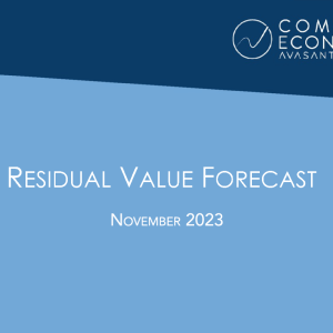 Residual Value Forecast November 2023