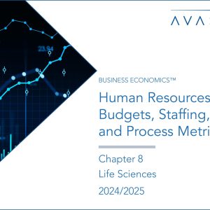 Human Resources Budgets, Staffing, and Process Metrics 2024/2025: Chapter 8: Life Sciences