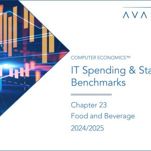 IT Spending and Staffing Benchmarks 2024/2025: Chapter 23: Food and Beverage
