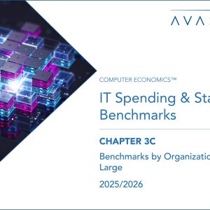 IT Spending and Staffing Benchmarks 2025/2026: Chapter 3C: Benchmarks by Organization Size: Large